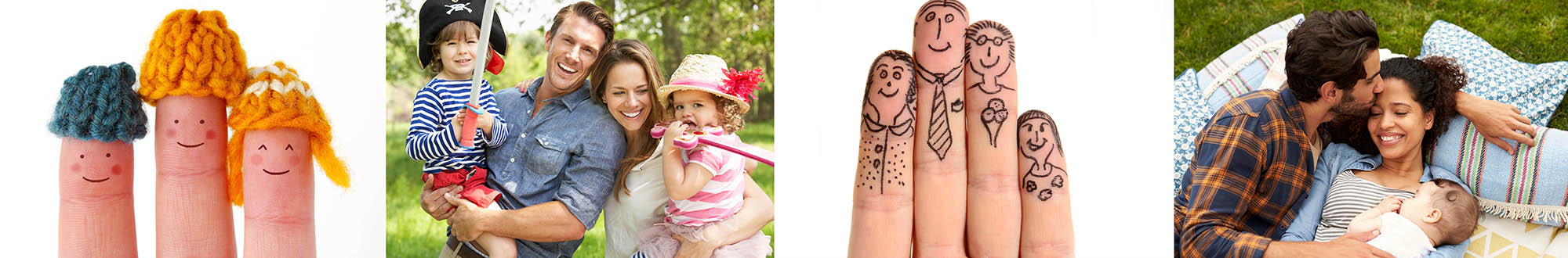 finger puppets faces on hands family overhead fun portrait iphotography