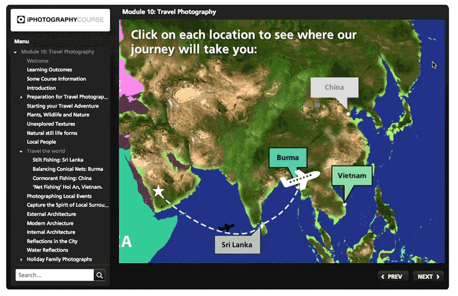 screen shot iphotography module online learning photography
