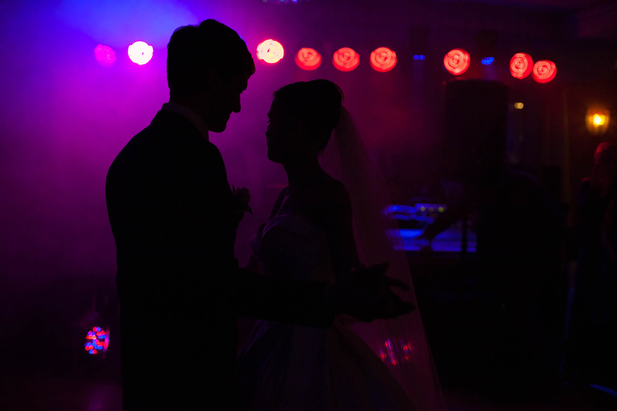 photographing the first dance