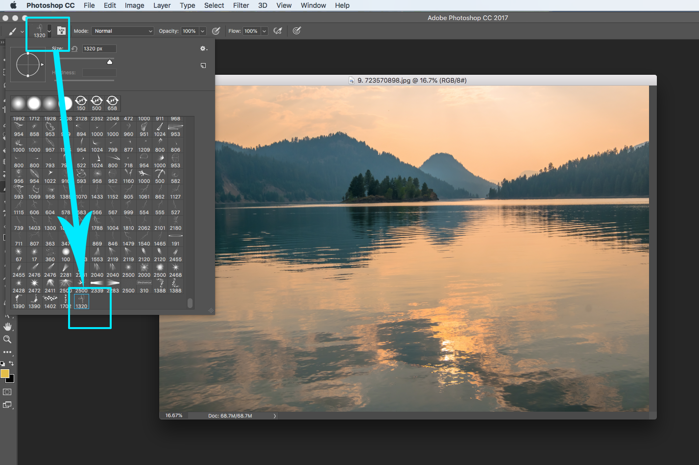 photoshop landscape photography editing