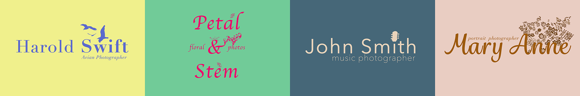 logo examples photography signature watermark photo