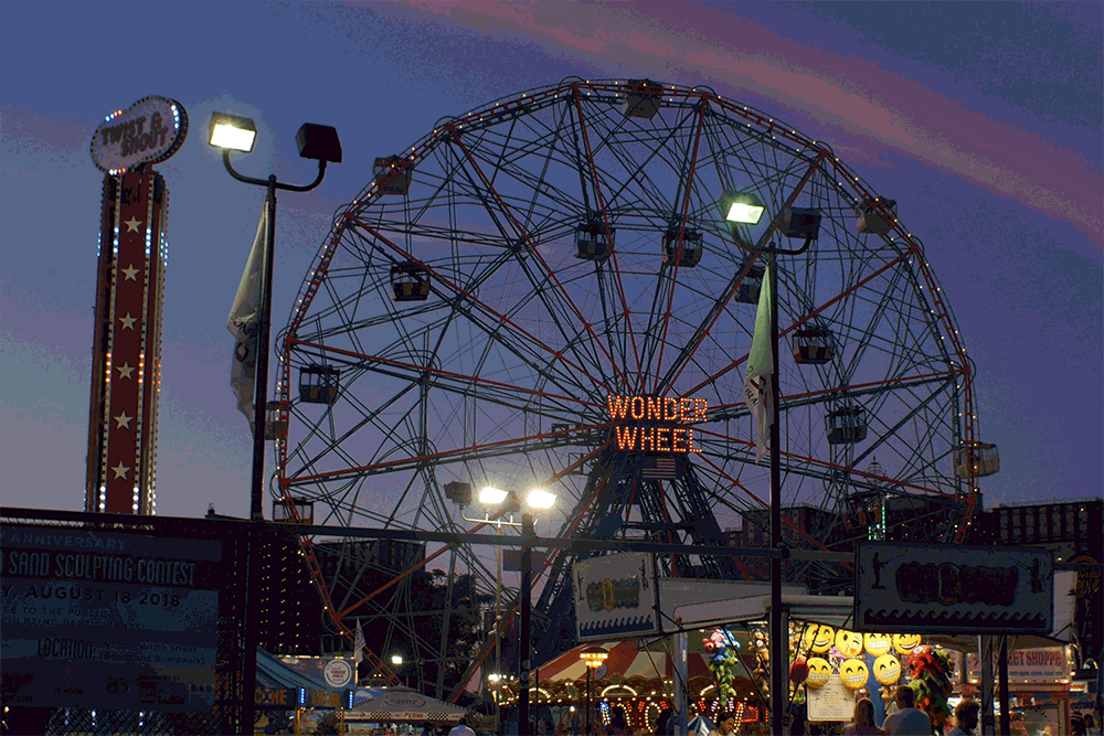 cinemagraph moving image ferris wheel