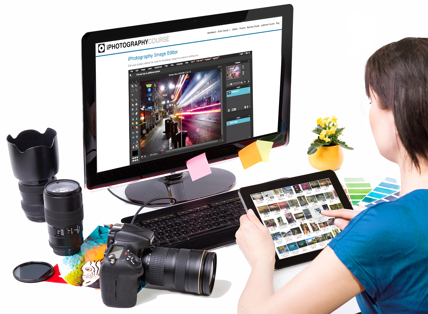 computer email upload camera basic editing