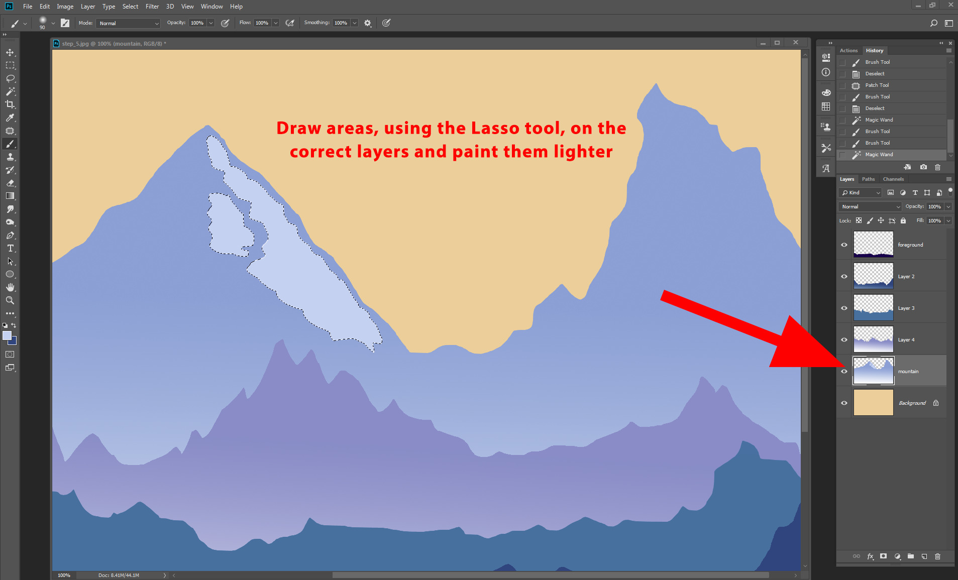 photoshop screen capture guide iphotoshop training course 2d landscape