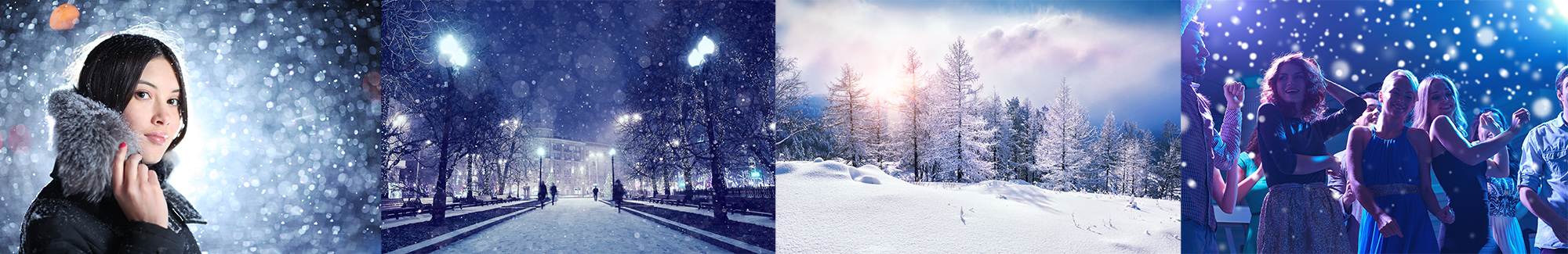 winter scene snow people street party photography tips hints