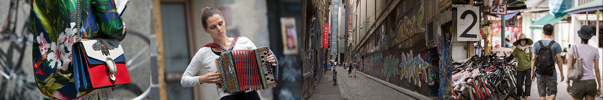 street photography portrait city people camera subject light how to tutorial guide scene accordion bag couple walking town village