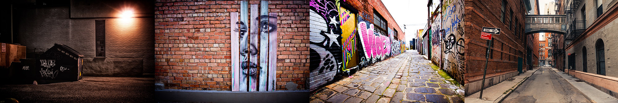 wall alleyway graffitti light night urban art spray paint street photography portrait city people camera subject light how to tutorial guide