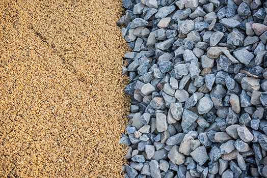 sand rocks stones contrasting textures